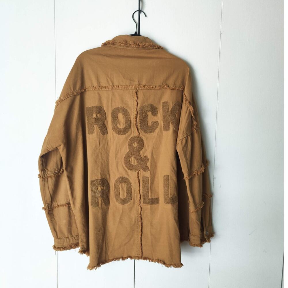 ELAN Devan Rock & Roll Shacket Size L